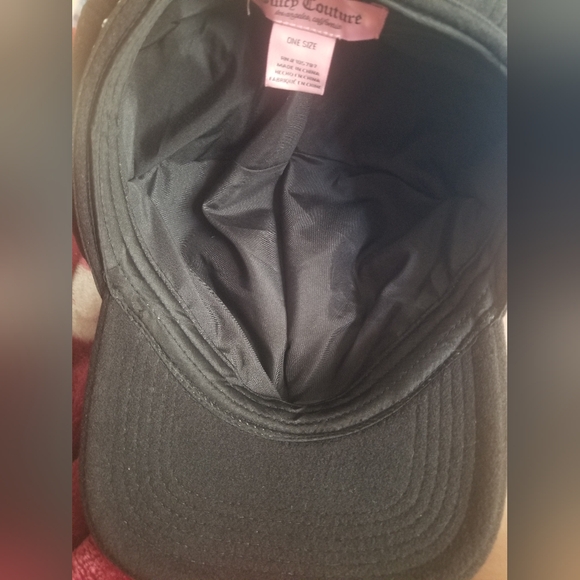 JUICY COUTURE NEWSBOYS BLING HAT NWT !!! BLACK - Picture 7 of 9